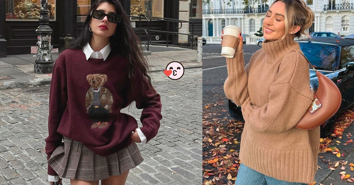С чем носить объемный свитер: 5 правил, которые сравняют тебя с модными блогерами