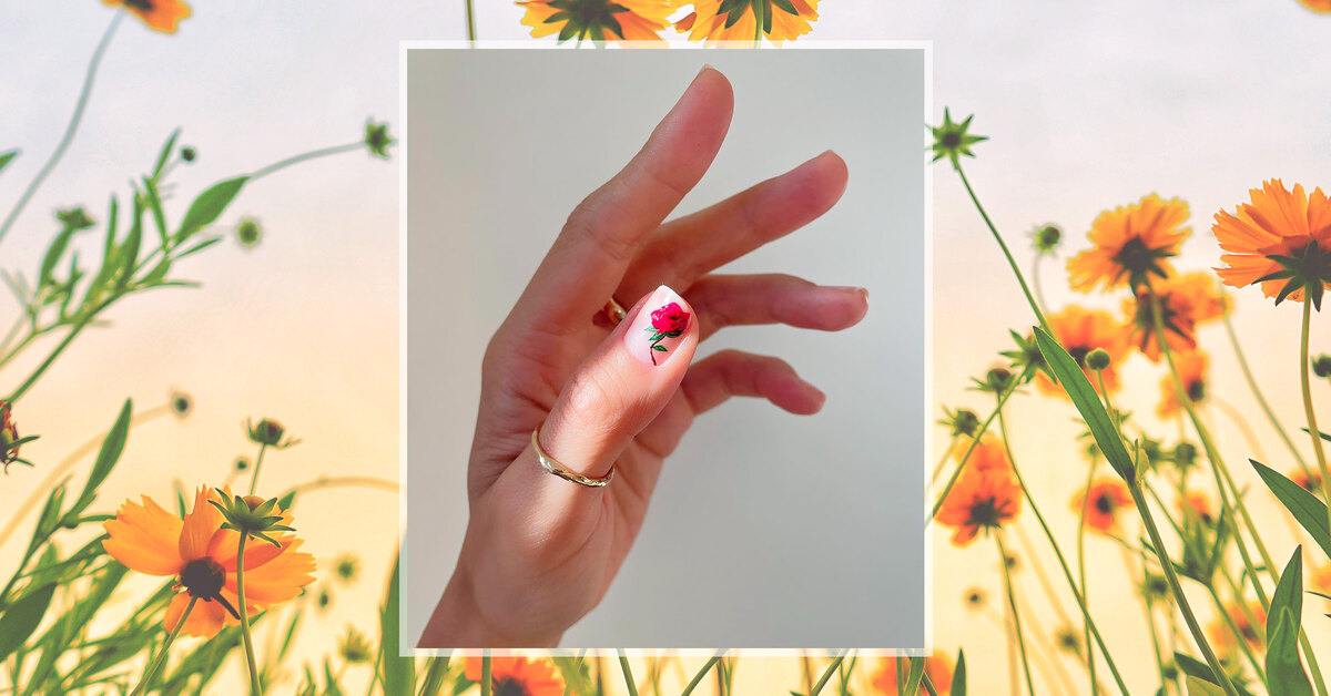 Букет на ногтях: 5 весенних идей маникюра, которые подчеркнут твою женственность