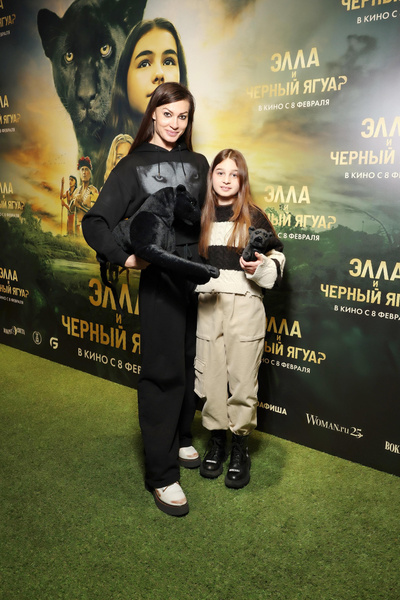 Ткаченко показал сыновей от разных жен, Йовович — тематический аутфит на премьере «Элла и черный ягуар»
