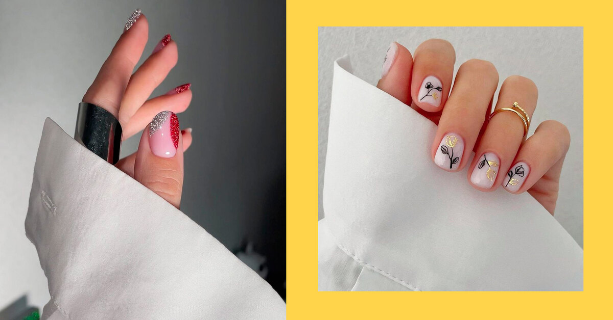 Маникюр на короткие ногти 2024: фото nail-дизайнов на квадратные короткие ногти, красивый маникюр на короткие овальные ногти