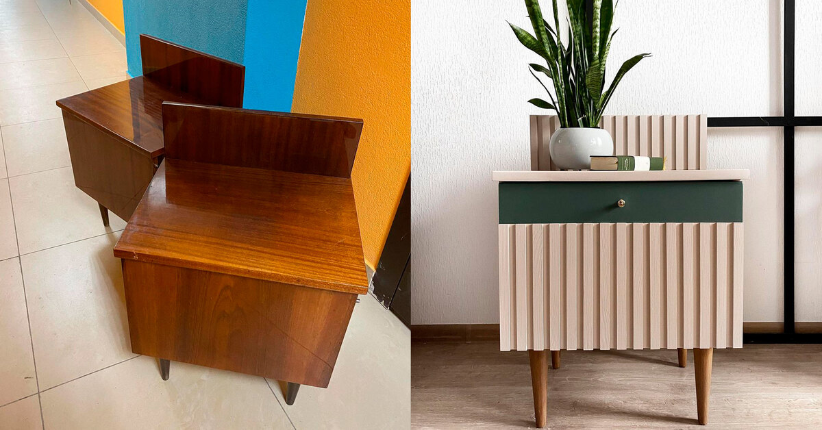 Дизайнерская мебель из советского хлама: фото до и после