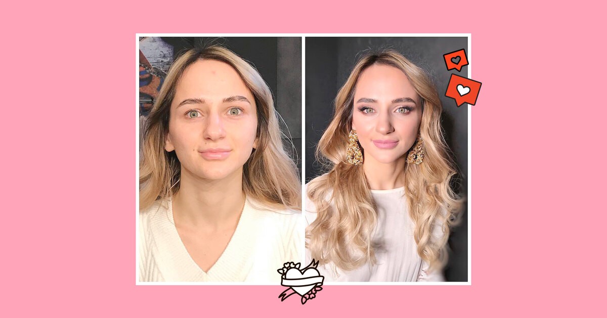 Какой макияж делают российские невесты — фотографии с косметикой и без