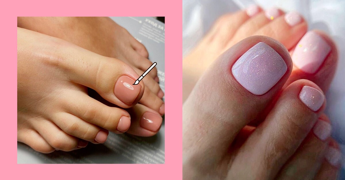 Эстетический педикюр: 5 оттенков лака, которые скроют несовершенства ногтей на ногах