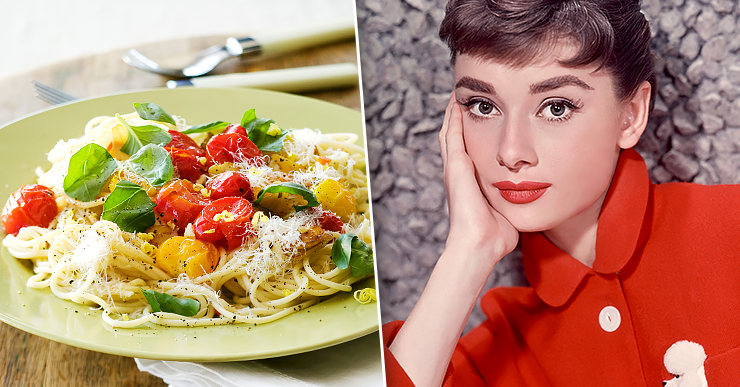 Гениальный рецепт спагетти от Одри Хэпберн: она ела их раз в неделю!